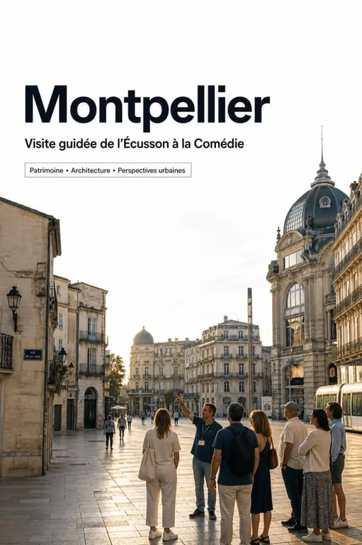 Montpellier visites guidées : balade dans le centre historique de l’Écusson près de la Place de la Comédie