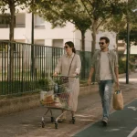 Quartier chamberte montpellier : rue calme et écoles au loin