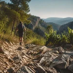 Randonnée herault : sentier de garrigue vers les gorges du Caroux