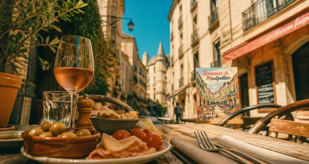 Restaurants terrasse Montpellier : tapas méditerranéens sur une terrasse