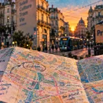 Rue de la croix de figuerolles à Montpellier : carte et prix au m², tramway au loin