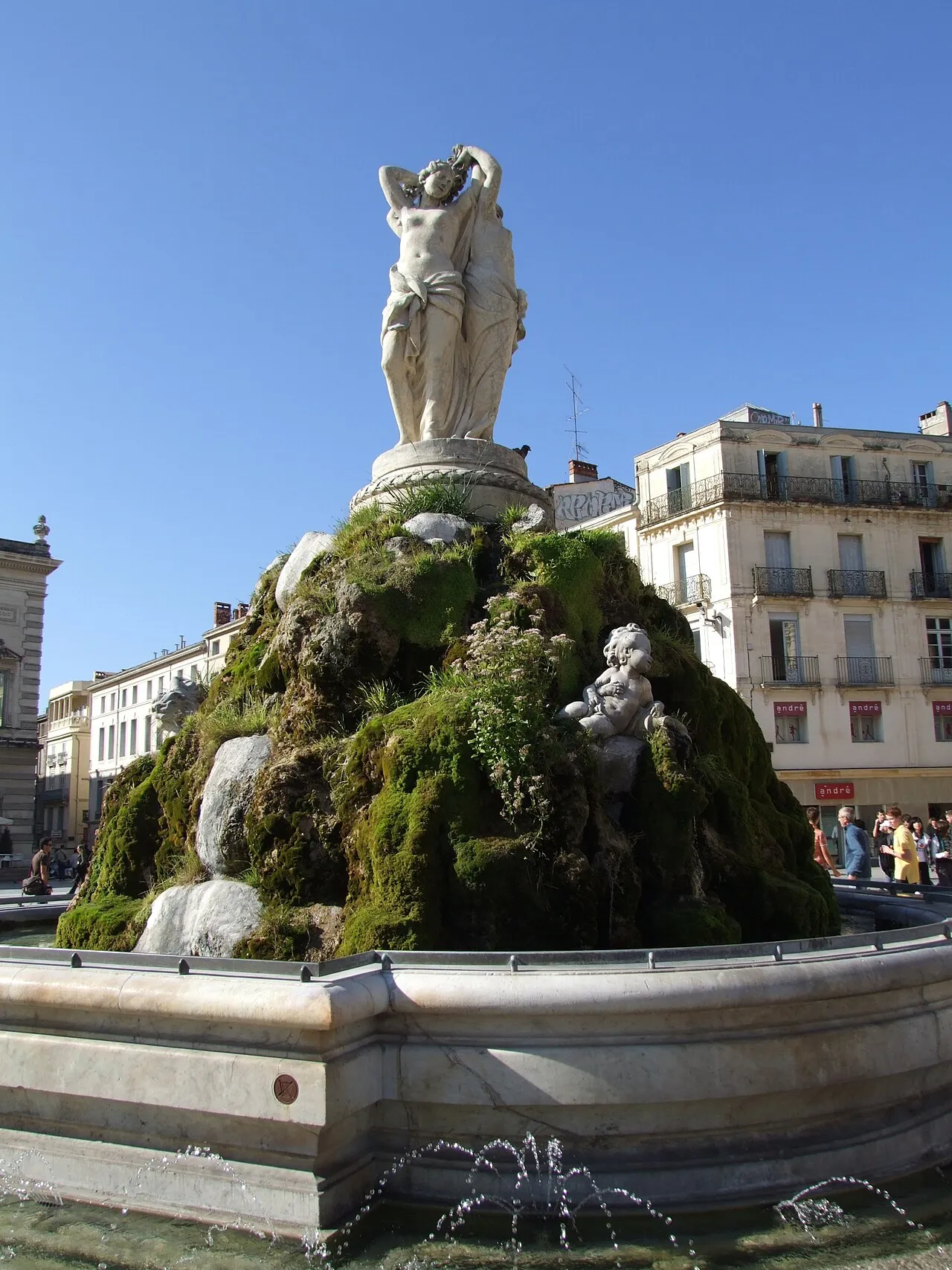 Fontaine des Trois Grâces à Montpellier