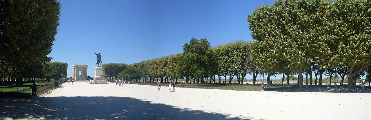 Promenade du Peyrou à Montpellier